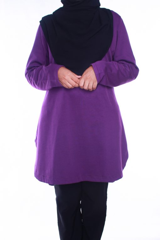 Plain Tunic in Purple