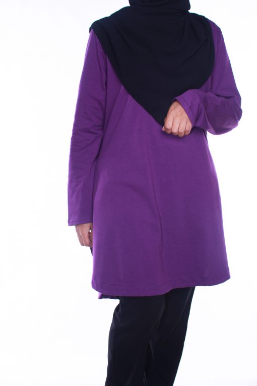 Plain Tunic in Purple - Image 5