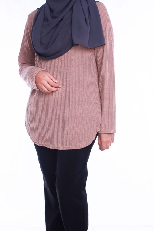 Tunic Tops 2.0 in Light Brown - Image 3