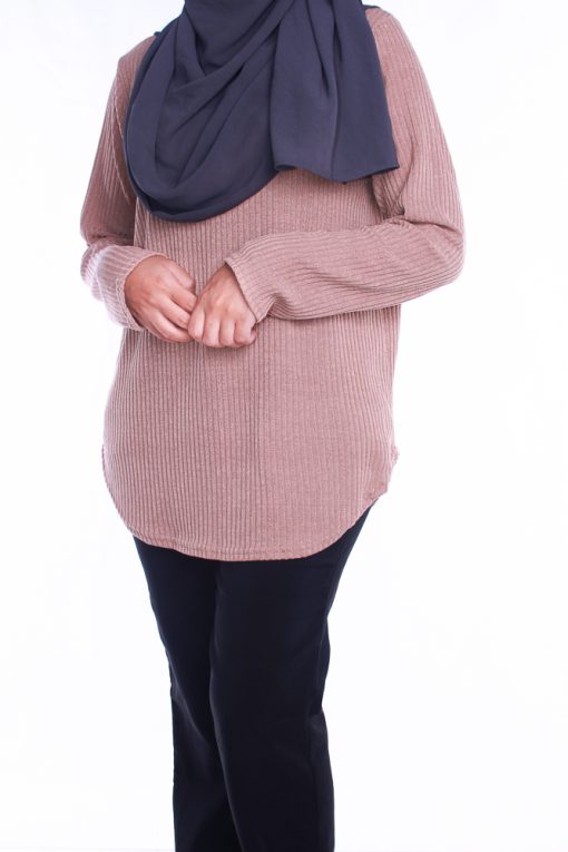 Tunic Tops 2.0 in Light Brown - Image 2