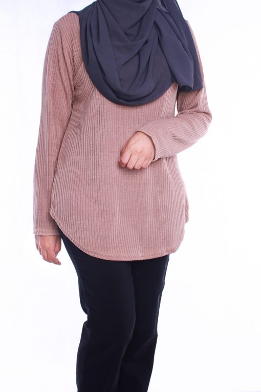 Tunic Tops 2.0 in Light Brown - Image 4