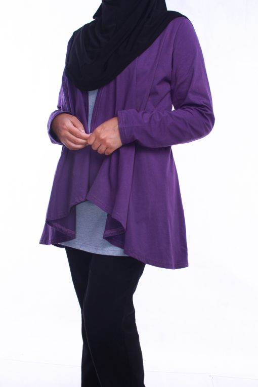 Cardi Tops in Purple - Image 2