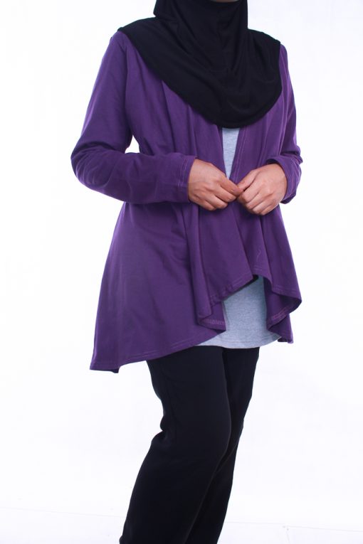 Cardi Tops in Purple - Image 3