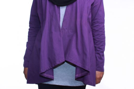 Cardi Tops in Purple - Image 4