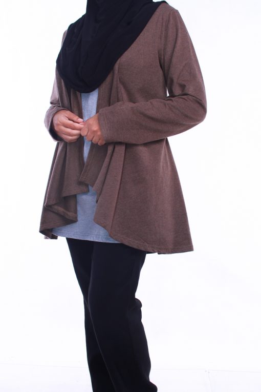 Cardi Tops in Brown - Image 2