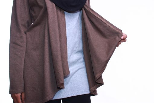 Cardi Tops in Brown - Image 5