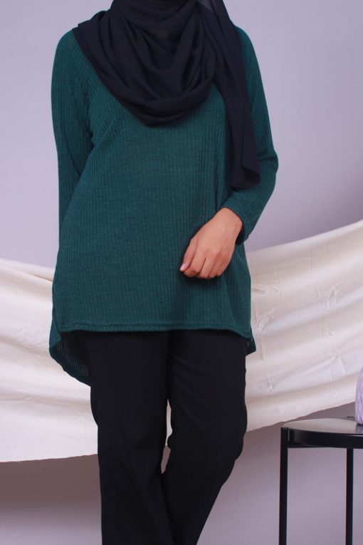 Tunic Tops in Emerald Green - Image 2