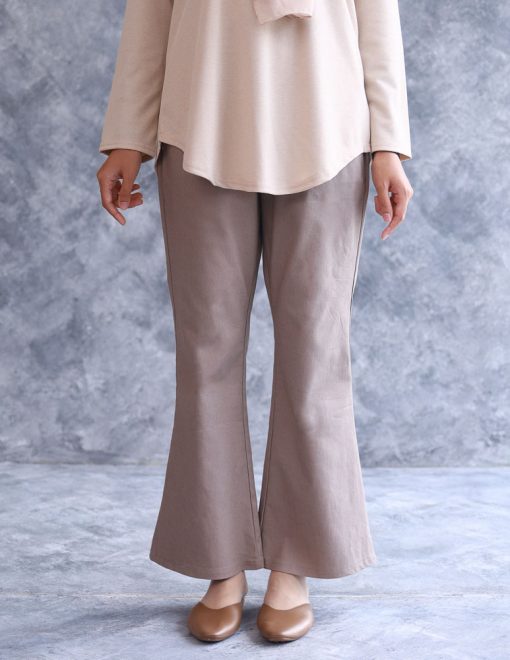 Demii Pants BootCut in Latte Brown