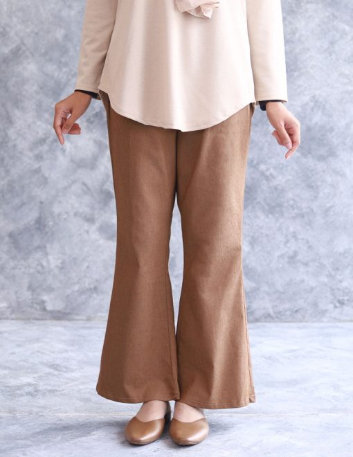 Demii Pants BootCut in Brown