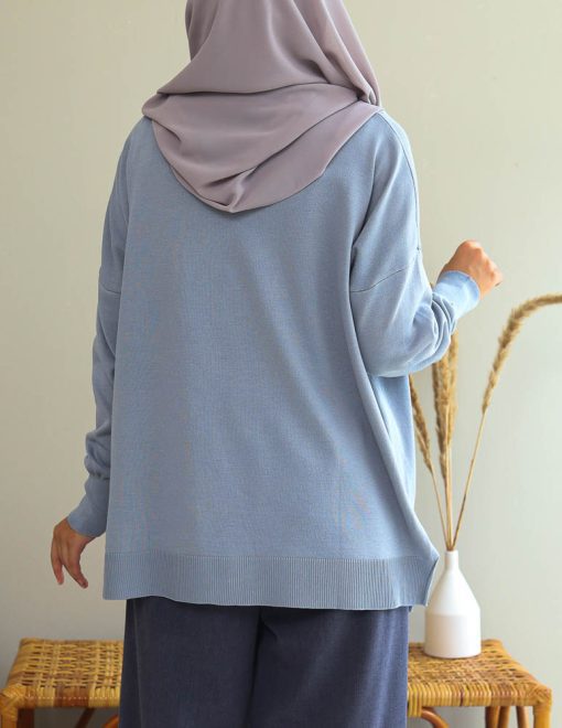 Nea Sweatshirt in Frost Blue - Image 4