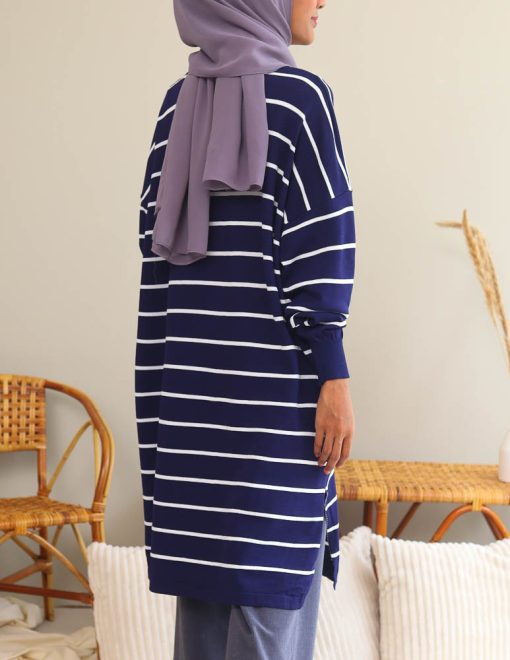 Ayfaa Stripe in Dark Blue - Image 4