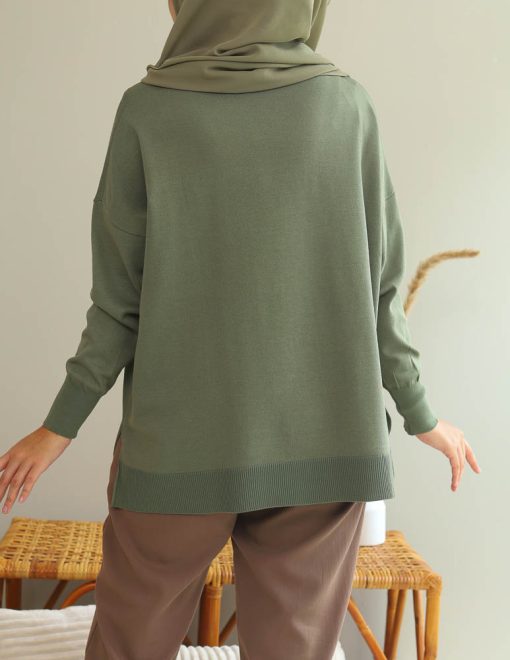 Nea Sweatshirt in Nature Green - Image 4