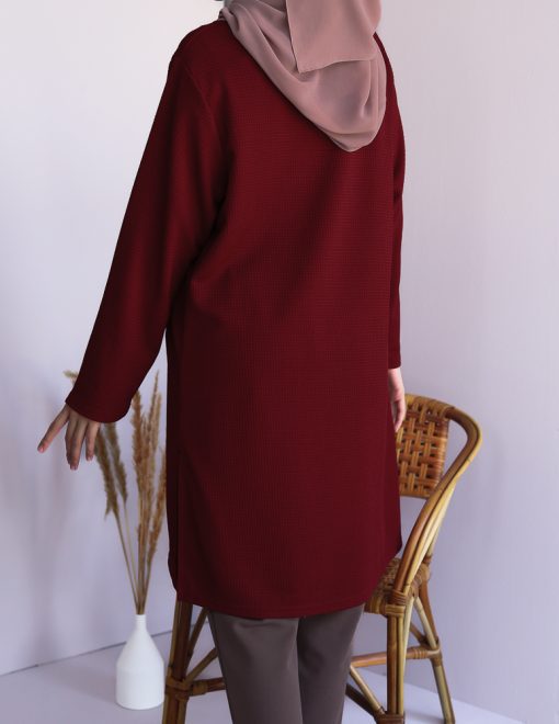 Elayaa in Burnt Maroon - Image 4